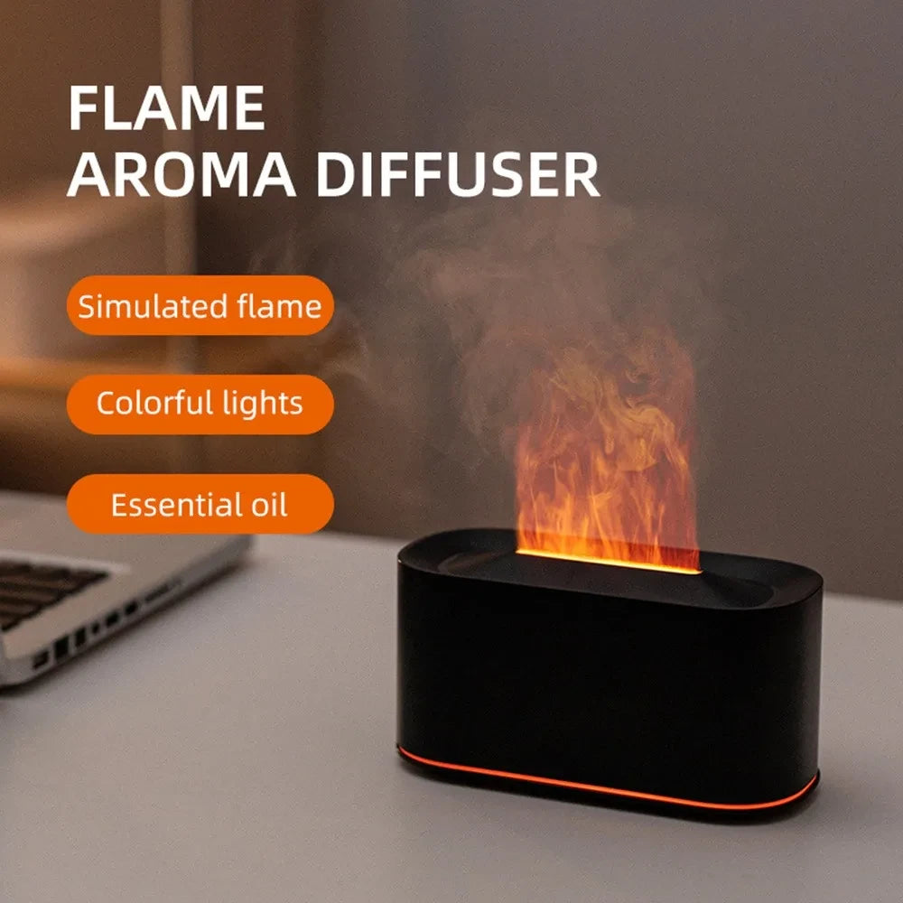 Flame Effect Aromatherapy Diffuser