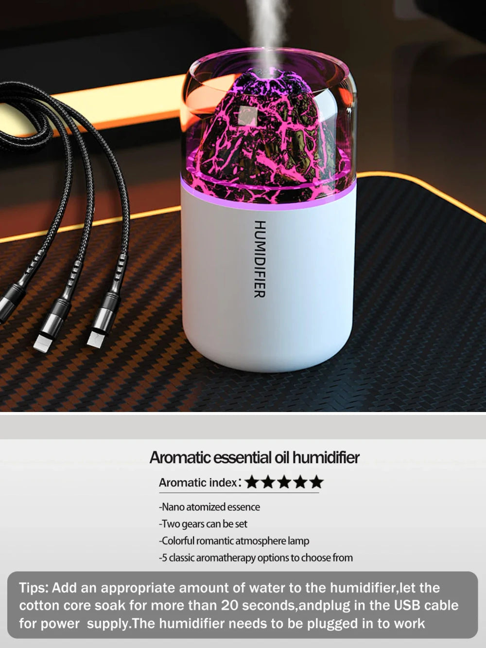 Volcanic Mist Aromatherapy Diffuser
