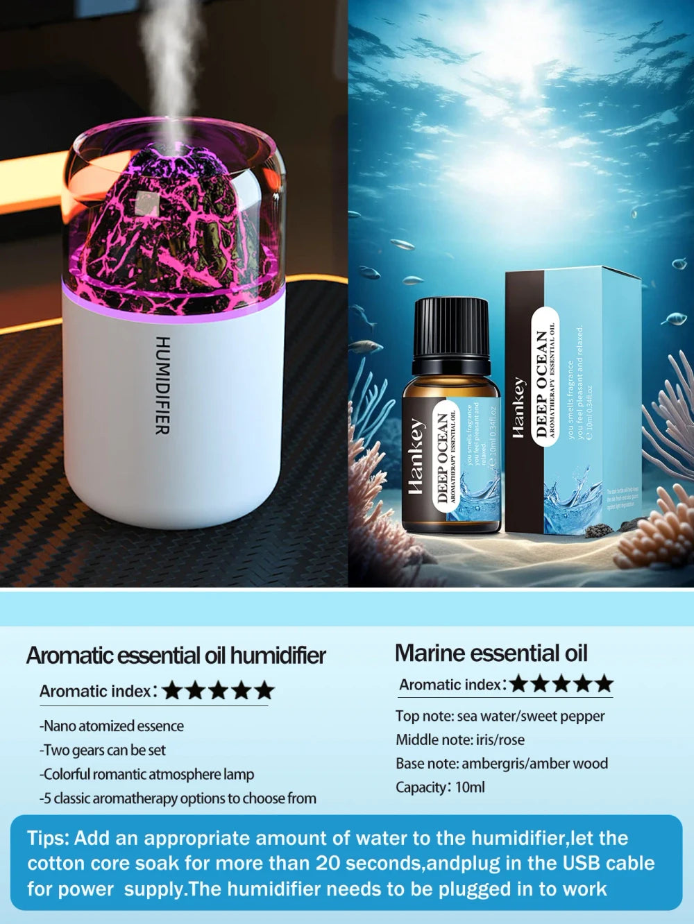 Volcanic Mist Aromatherapy Diffuser