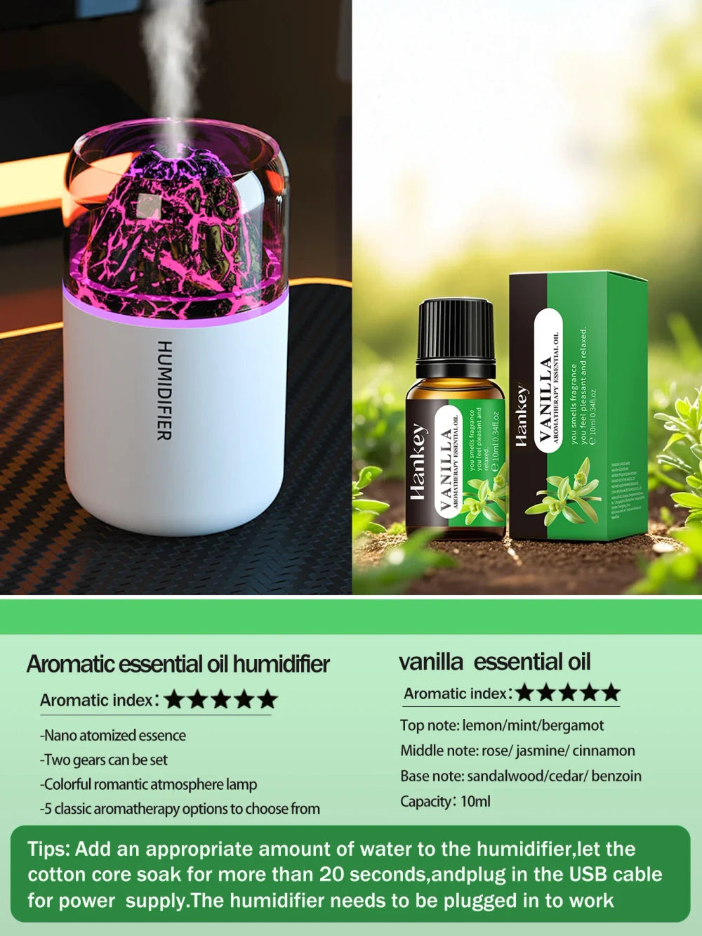 Volcanic Mist Aromatherapy Diffuser