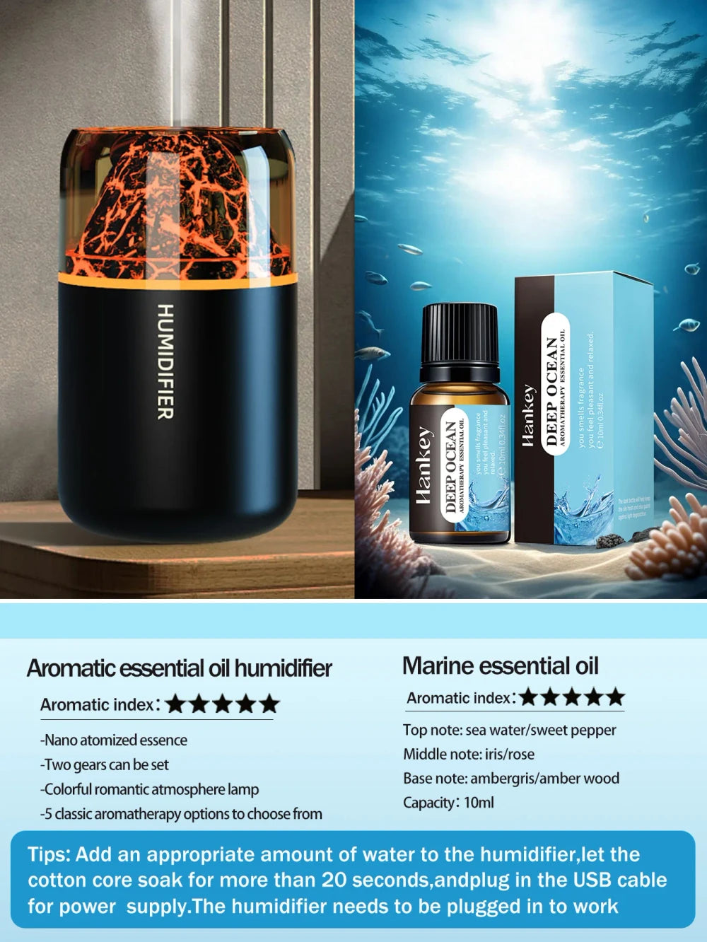 Volcanic Mist Aromatherapy Diffuser