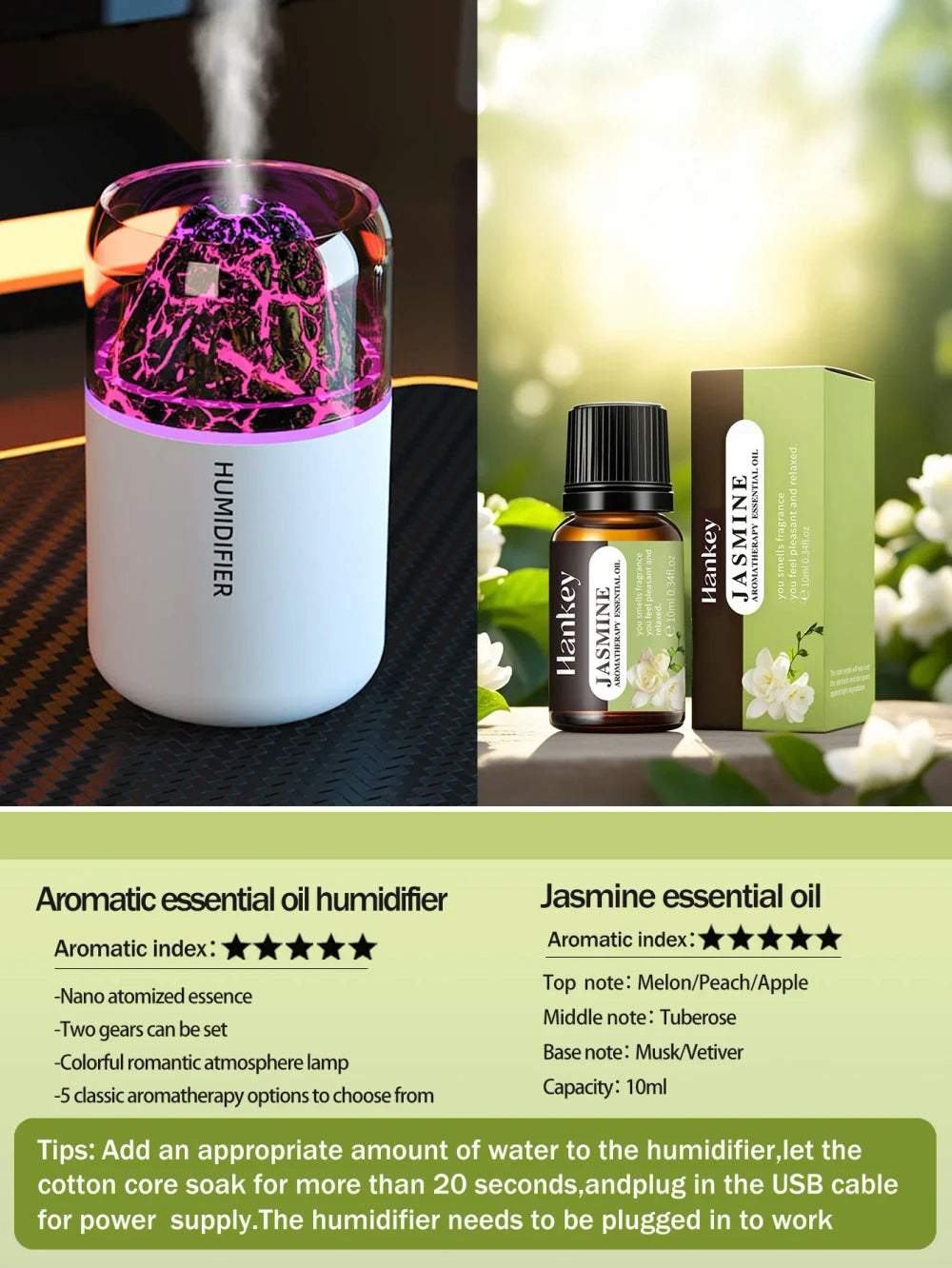 Volcanic Mist Aromatherapy Diffuser
