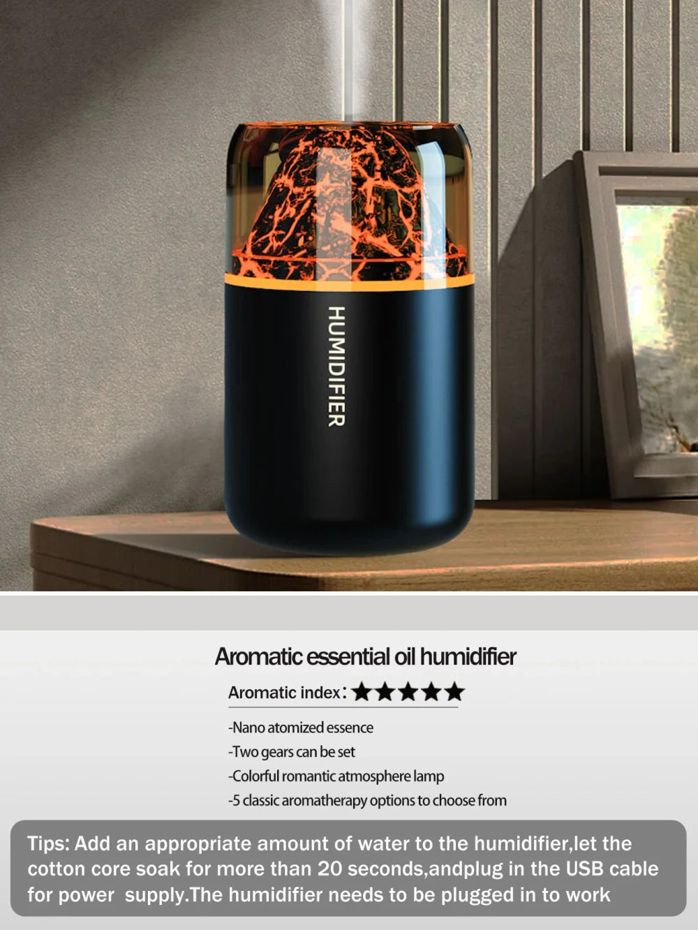 Volcanic Mist Aromatherapy Diffuser
